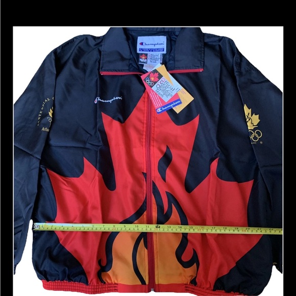Olympic Atlanta 1996 Official Gear Canadian Team Champion Vintage Jacket XL NWT - Picture 6 of 11